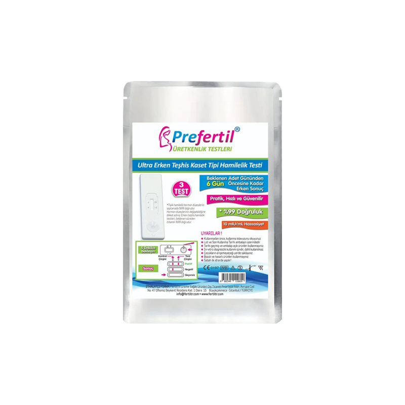 Prefertil Ultra Erken Kaset Hamilelik/Gebelik Testi